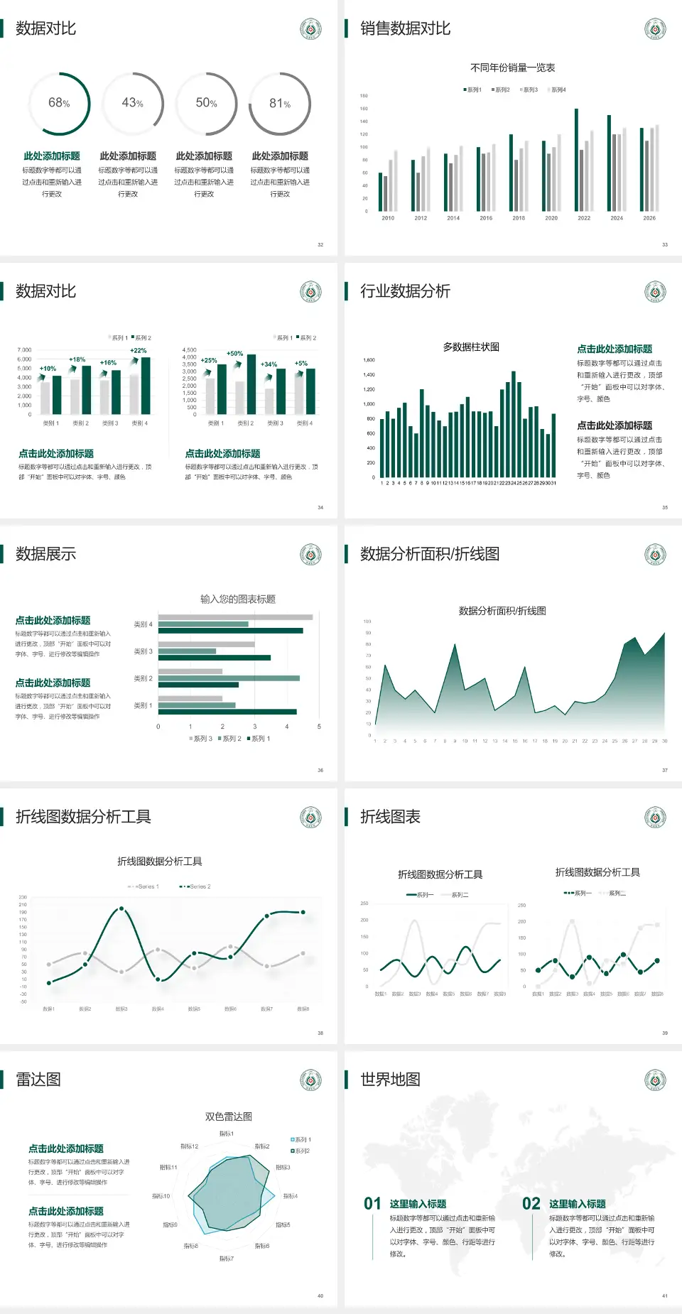 新疆维吾尔自治区肿瘤医院会议与研讨会PPT模板4:3格式幻灯片预览图5