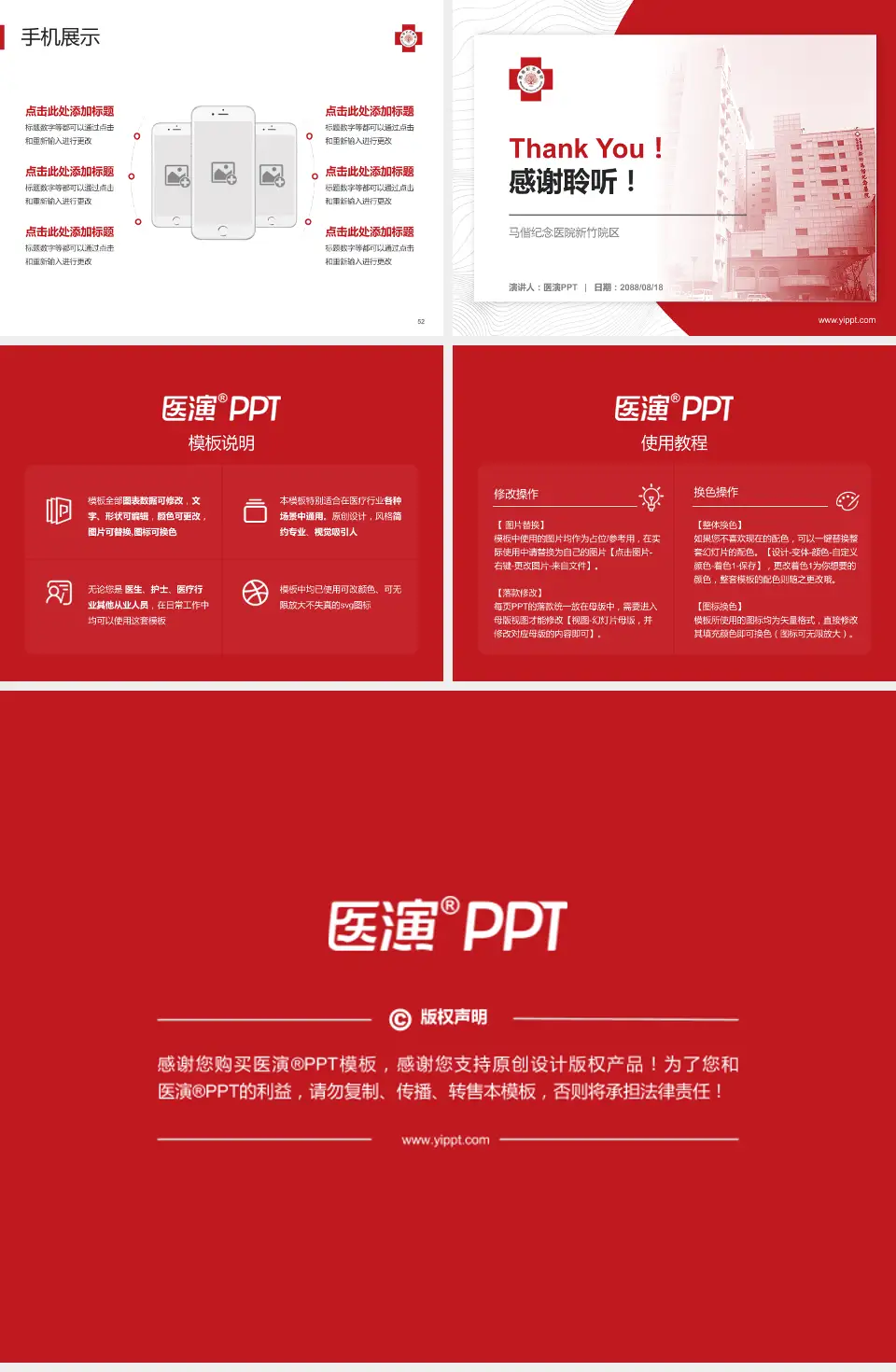 马偕纪念医院新竹院区医院管理报告PPT模板4:3格式幻灯片预览图7