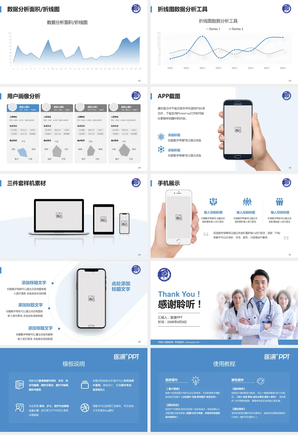 新疆人民医院第一附属医院科室介绍与推广PPT模板16:9格式幻灯片预览图6