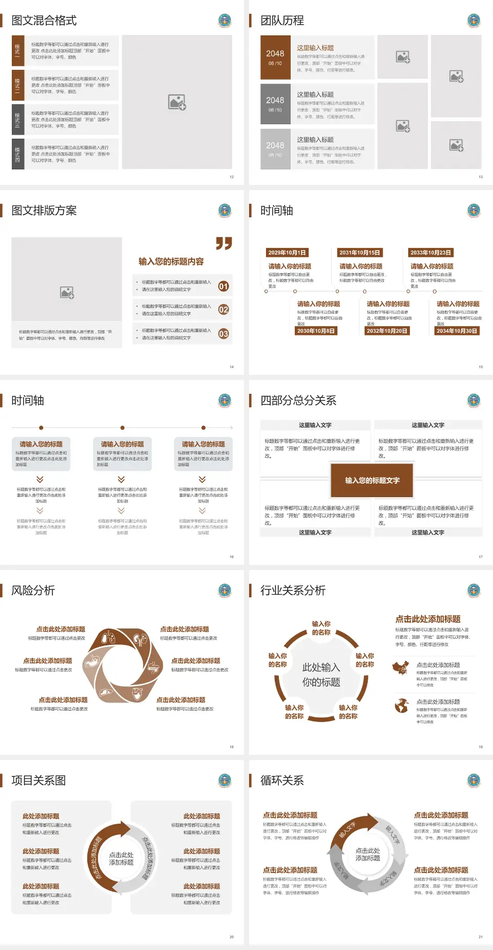 西藏自治区藏医院项目申请与汇报PPT模板4:3格式幻灯片预览图3