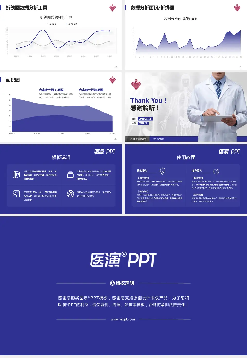 伊利沙伯医院患者教育与指导PPT模板16:9格式幻灯片预览图7