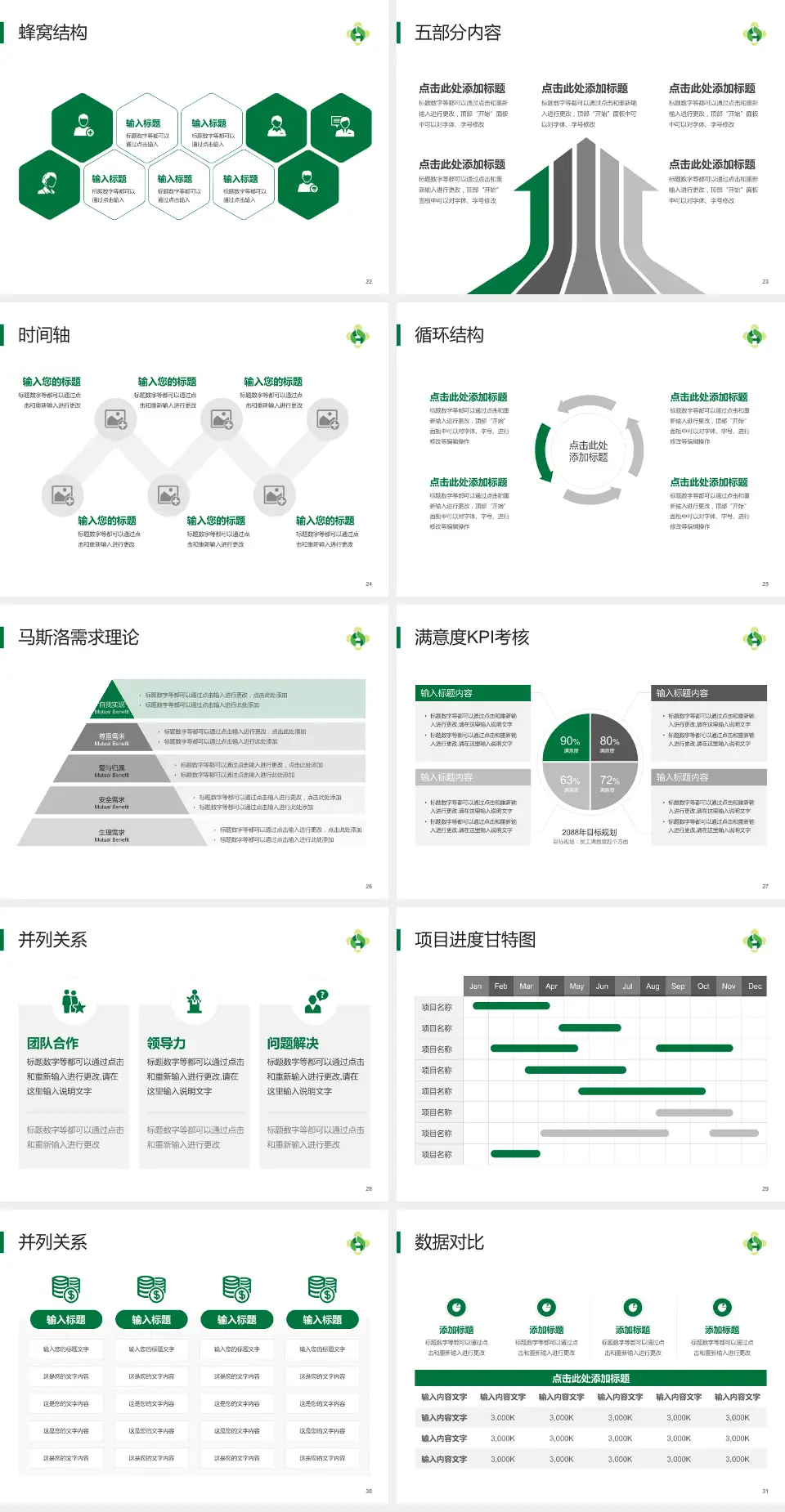 互助县人民医院医疗知识普及PPT模板4:3格式幻灯片预览图4