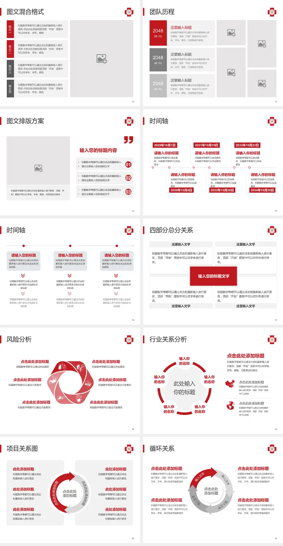 马偕纪念医院新竹院区项目申请与汇报PPT模板4:3格式幻灯片预览图3