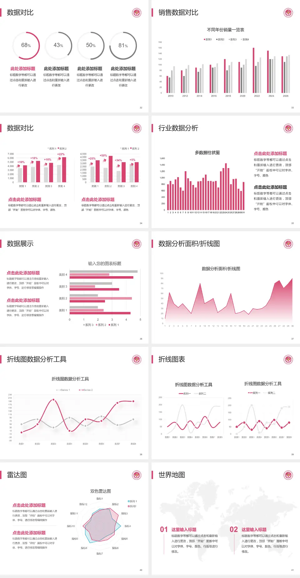 定西市安定区妇幼保健院会议与研讨会PPT模板4:3格式幻灯片预览图5