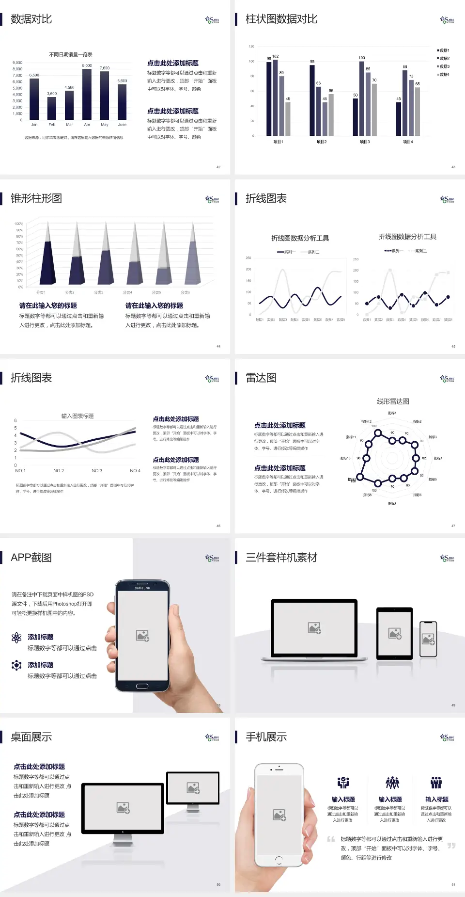 台大医院医院管理报告PPT模板4:3格式幻灯片预览图6