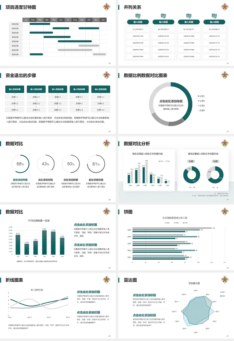 台北荣民总医院项目申请与汇报PPT模板16:9格式幻灯片预览图5