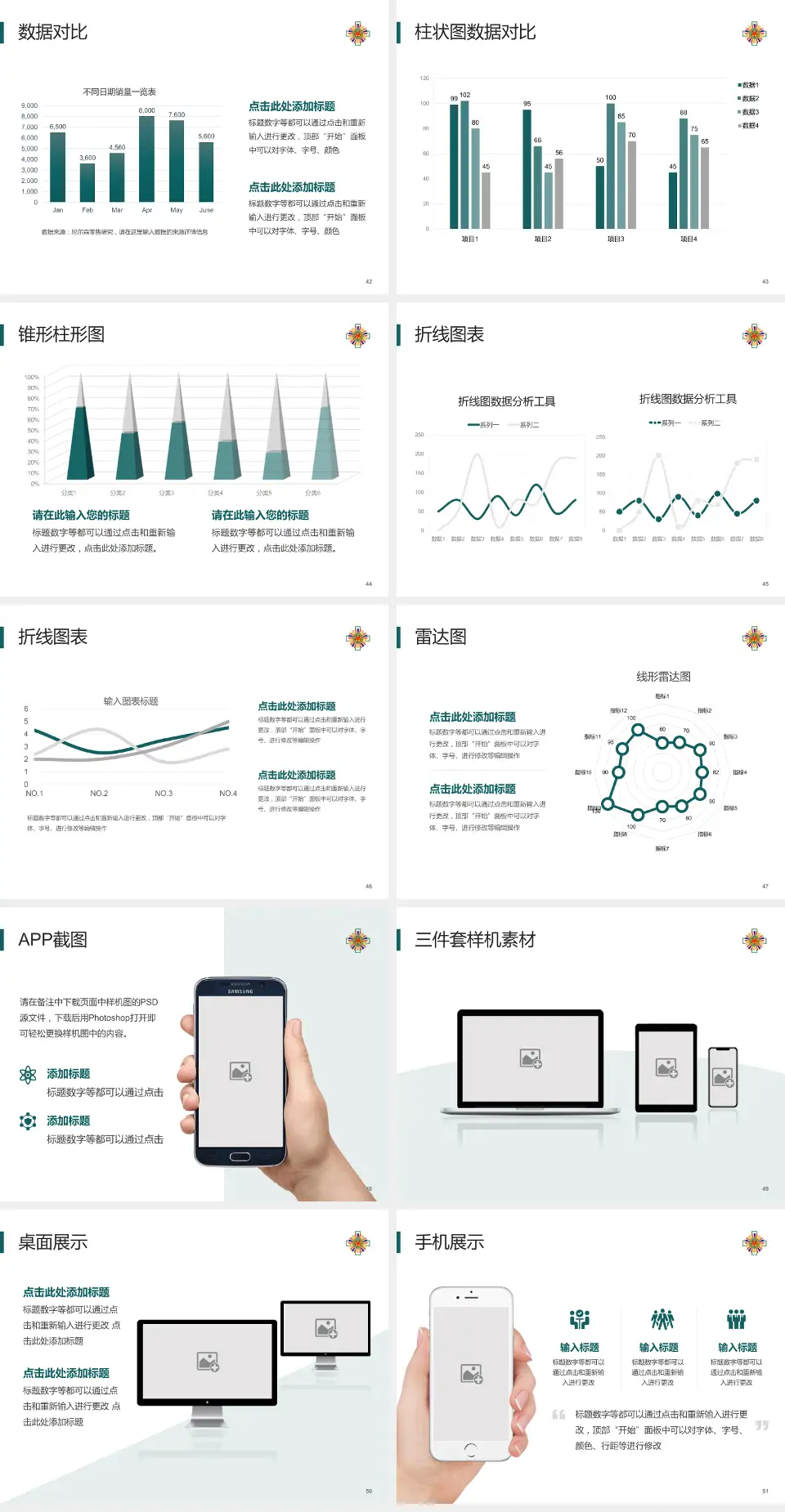 台北荣民总医院医院管理报告PPT模板4:3格式幻灯片预览图6