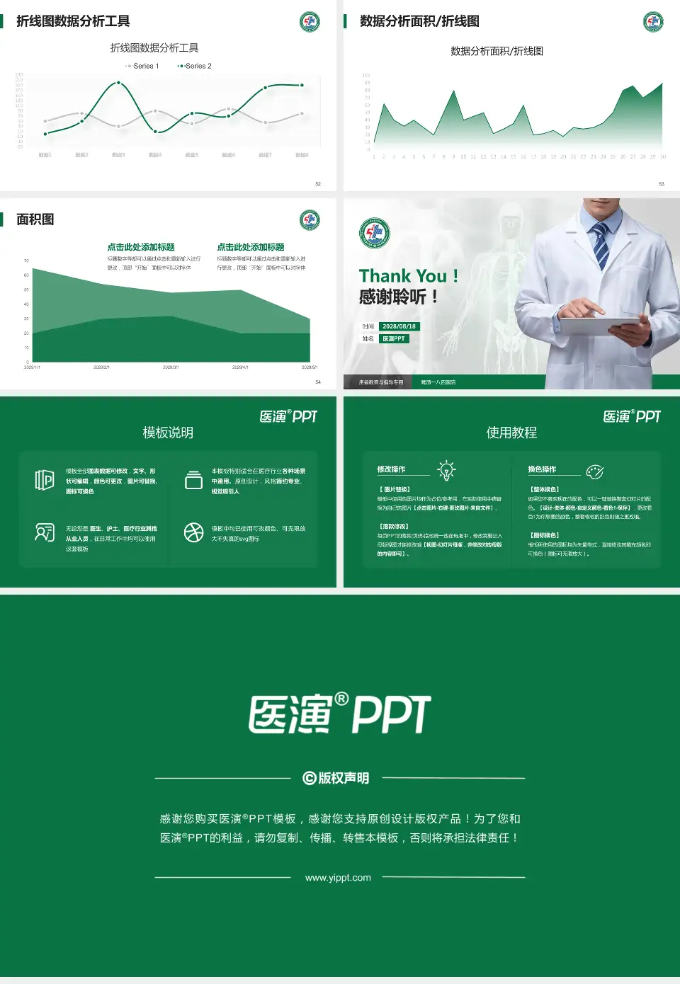 鹰潭一八四医院患者教育与指导PPT模板16:9格式幻灯片预览图7