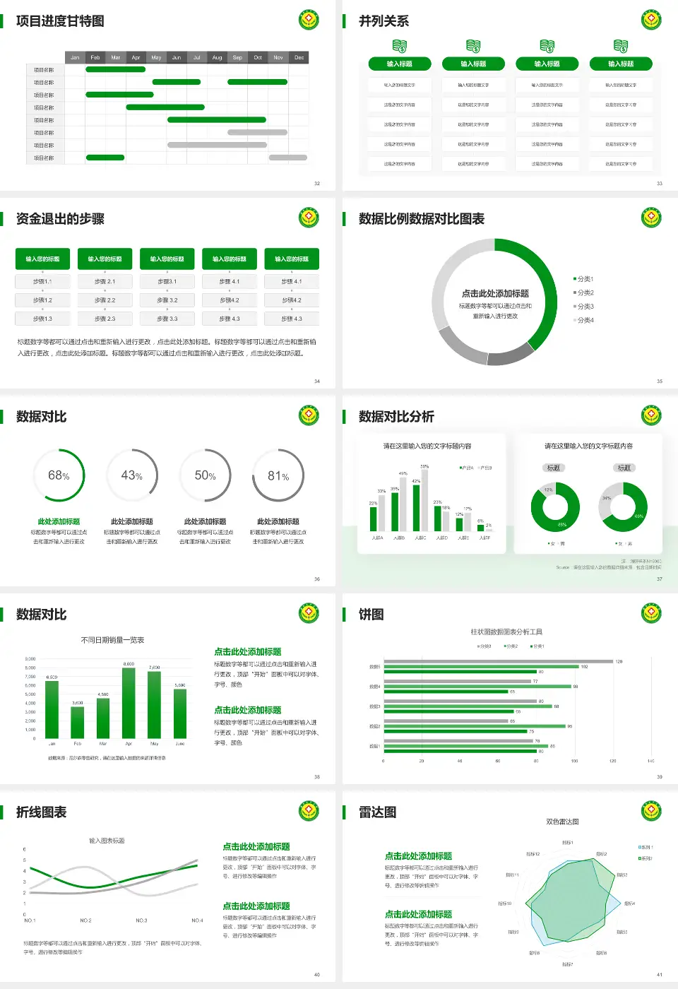 泰和县中医院项目申请与汇报PPT模板16:9格式幻灯片预览图5