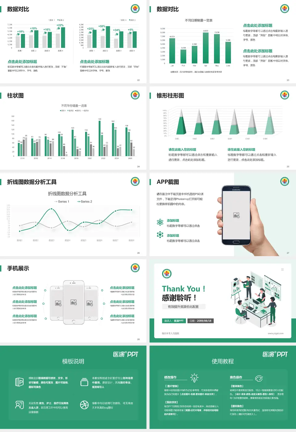 格尔木市人民医院财务与预算报告PPT模板16:9格式幻灯片预览图4
