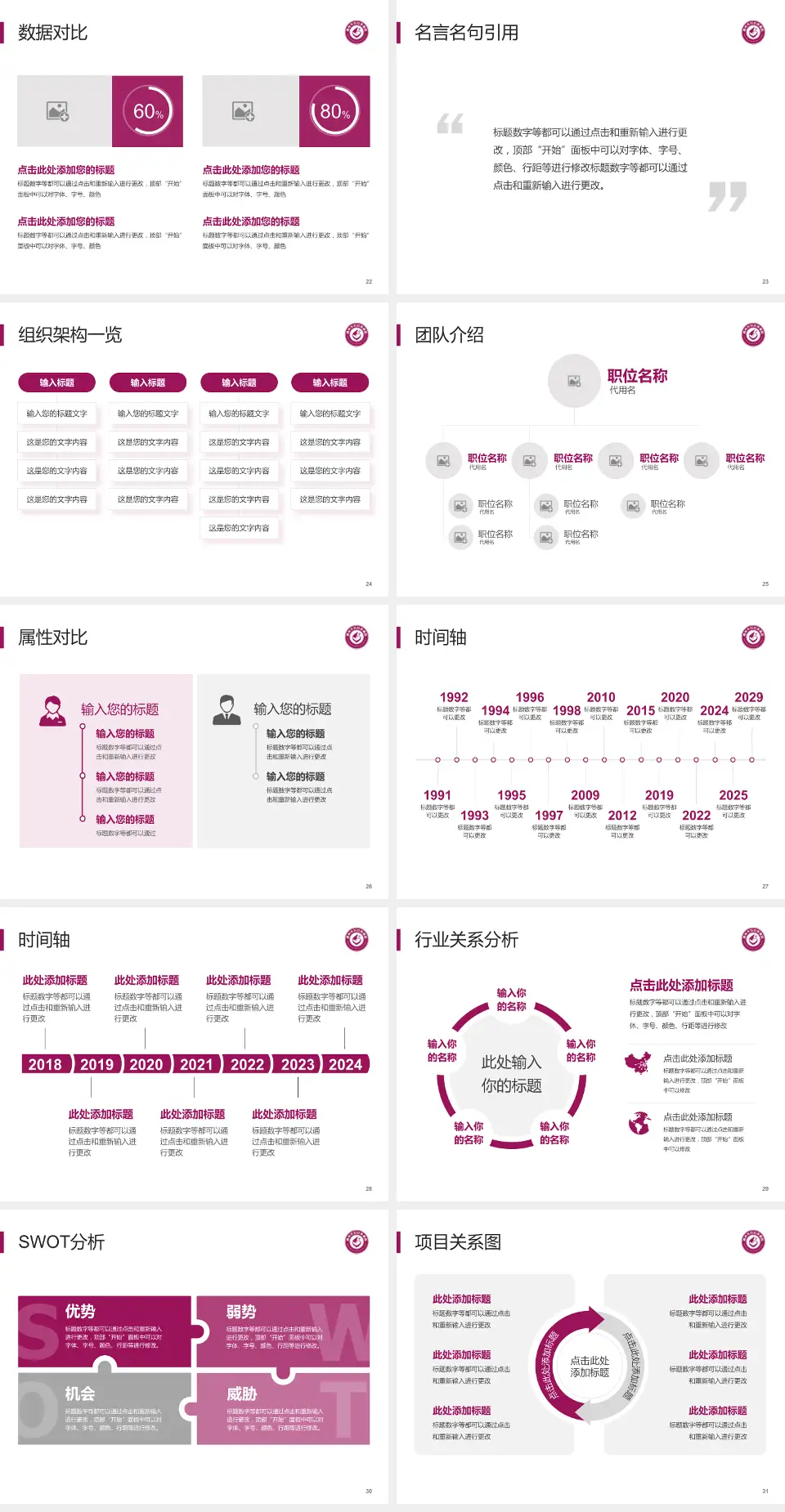 赣州市妇幼保健院医院简介/日常通用PPT模板4:3格式幻灯片预览图4