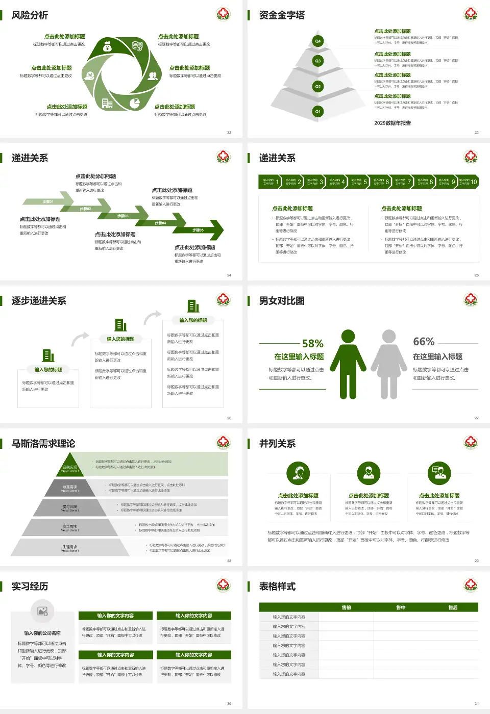 内蒙古林业总医院项目申请与汇报PPT模板16:9格式幻灯片预览图4