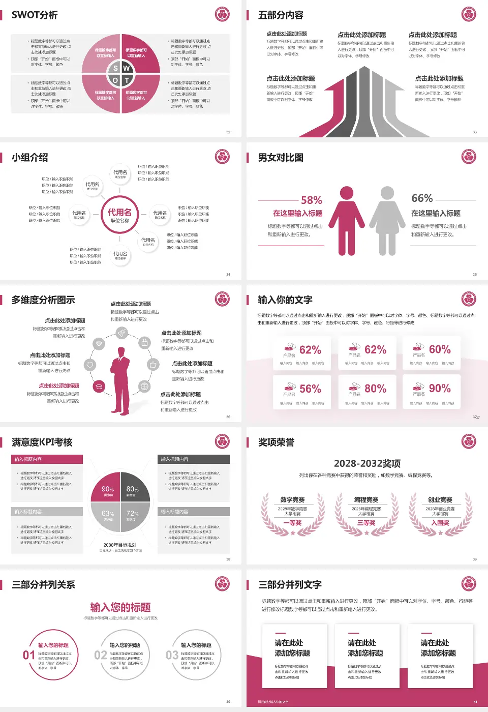 包钢职工医院医疗行业比赛专用PPT模板16:9格式幻灯片预览图5