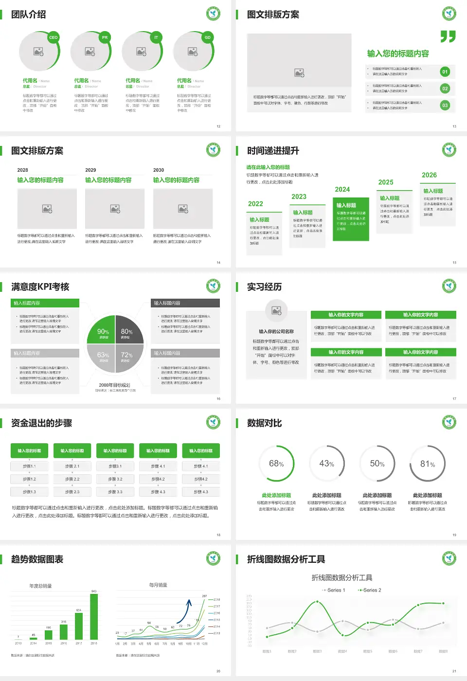 国药北方医院培训与教育PPT模板16:9格式幻灯片预览图3