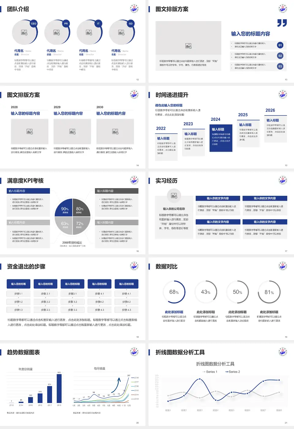 赤峰市医院培训与教育PPT模板16:9格式幻灯片预览图3