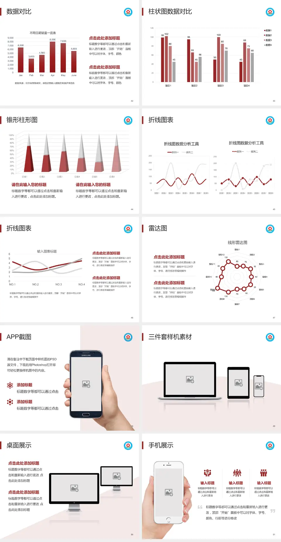 都昌县中医院（蔡岭分院）医院管理报告PPT模板4:3格式幻灯片预览图6