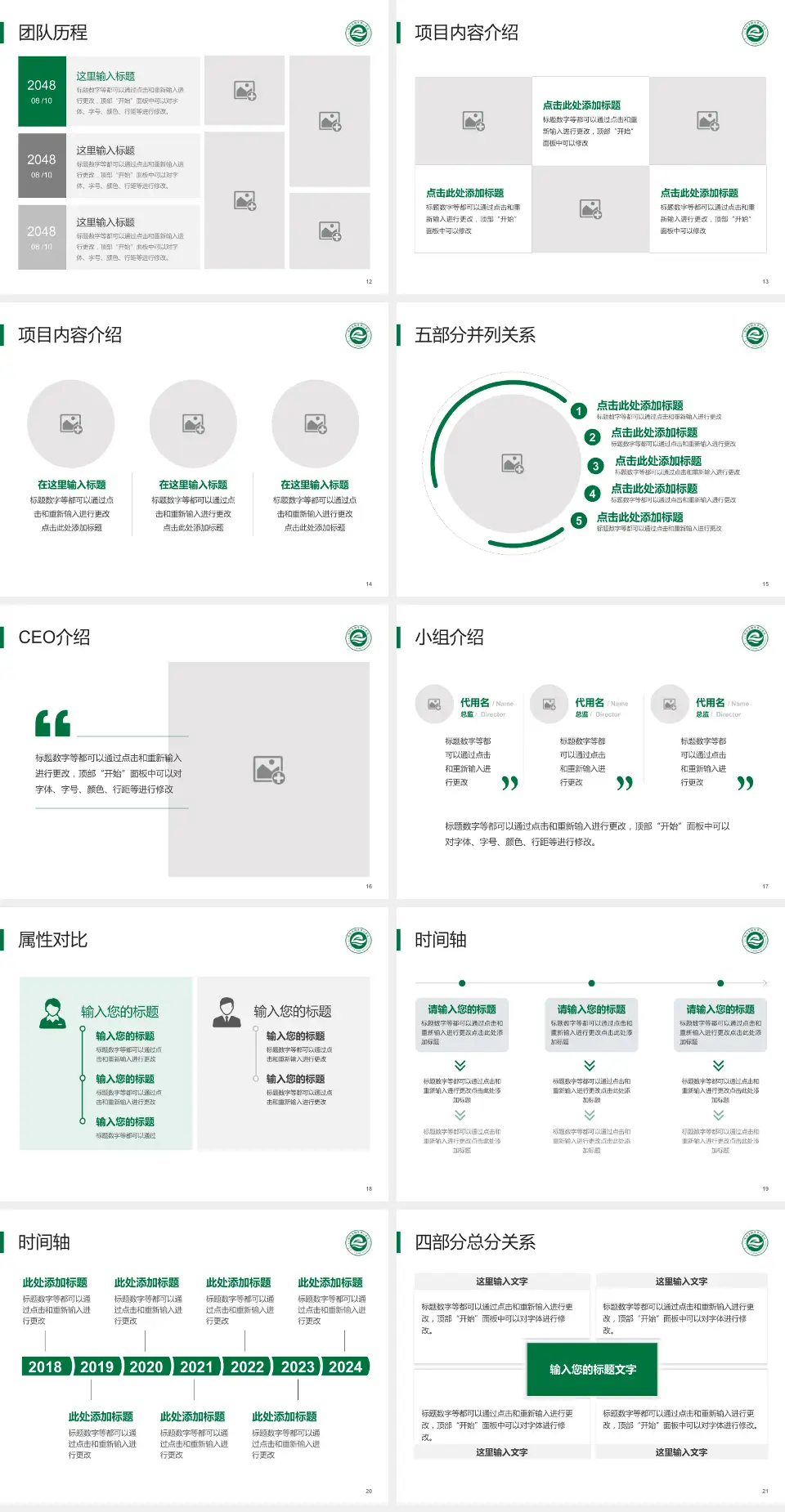 鄂尔多斯市中心医院科研成果展示PPT模板4:3格式幻灯片预览图3