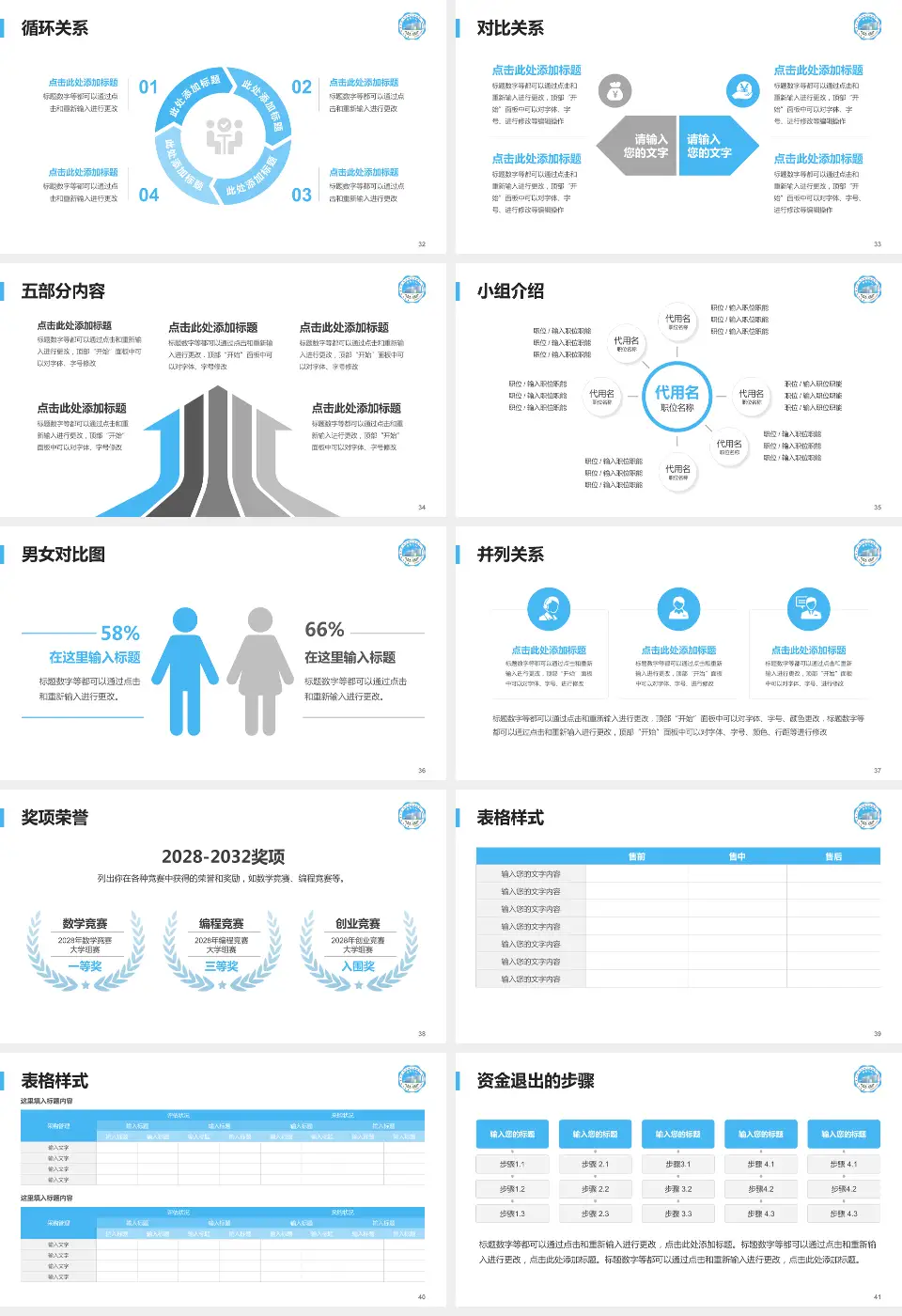 包头市中心医院医院简介/日常通用PPT模板16:9格式幻灯片预览图5