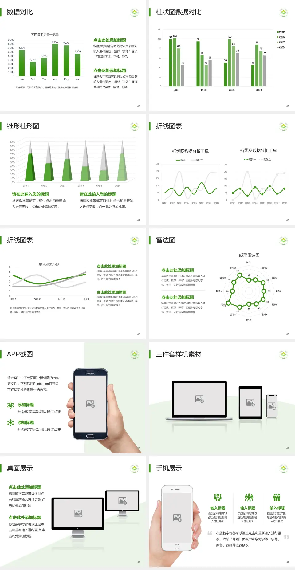 包头市第四医院医院管理报告PPT模板4:3格式幻灯片预览图6