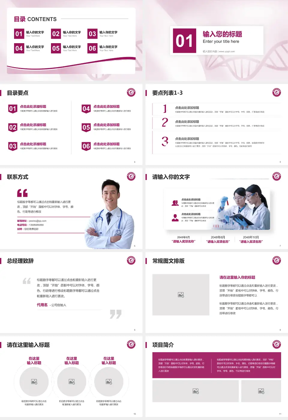 赣州市妇幼保健院项目申请与汇报PPT模板16:9格式幻灯片预览图2