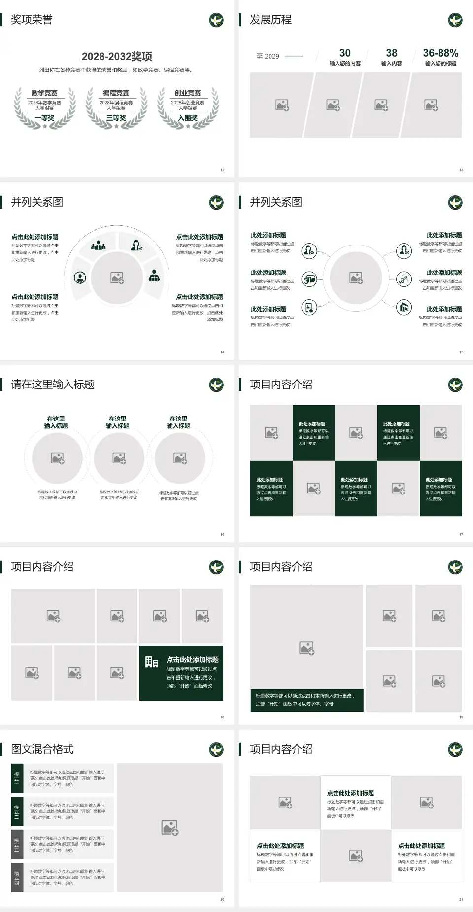 中国人民解放军第二五三医院护理专业职业生涯规划PPT模板4:3格式幻灯片预览图3