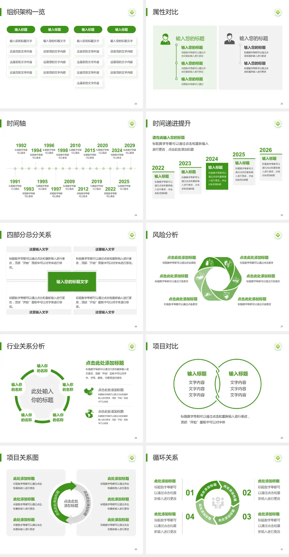包头市第四医院医疗行业比赛专用PPT模板4:3格式幻灯片预览图4