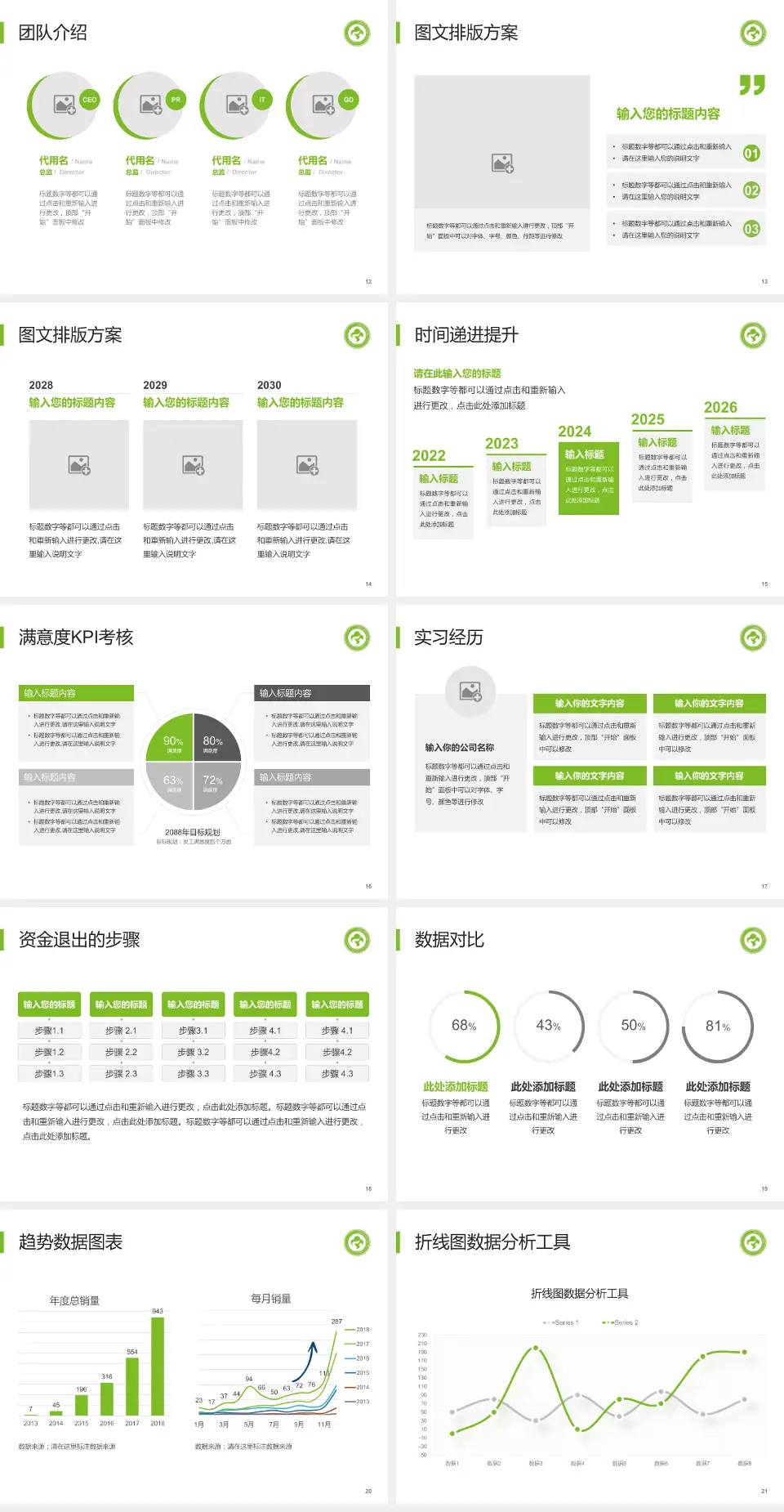 内蒙古自治区妇幼保健院培训与教育PPT模板4:3格式幻灯片预览图3