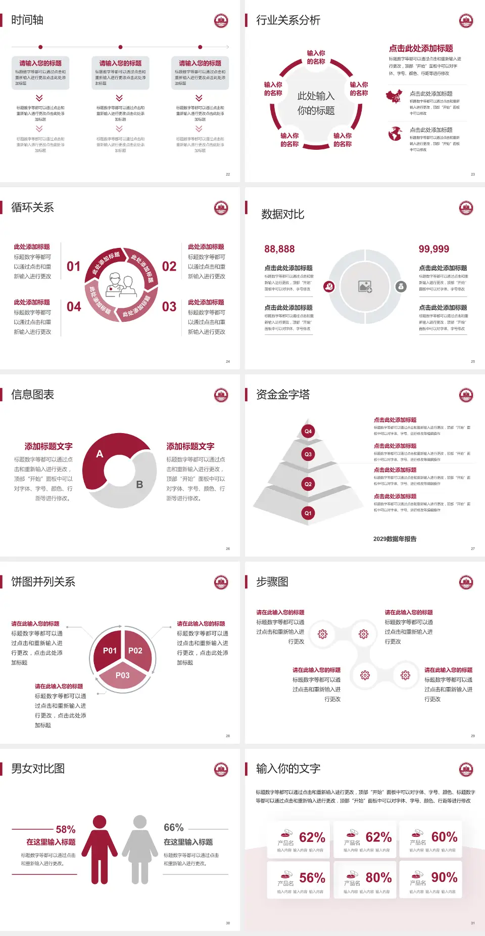 赣州市人民医院医院管理报告PPT模板4:3格式幻灯片预览图4