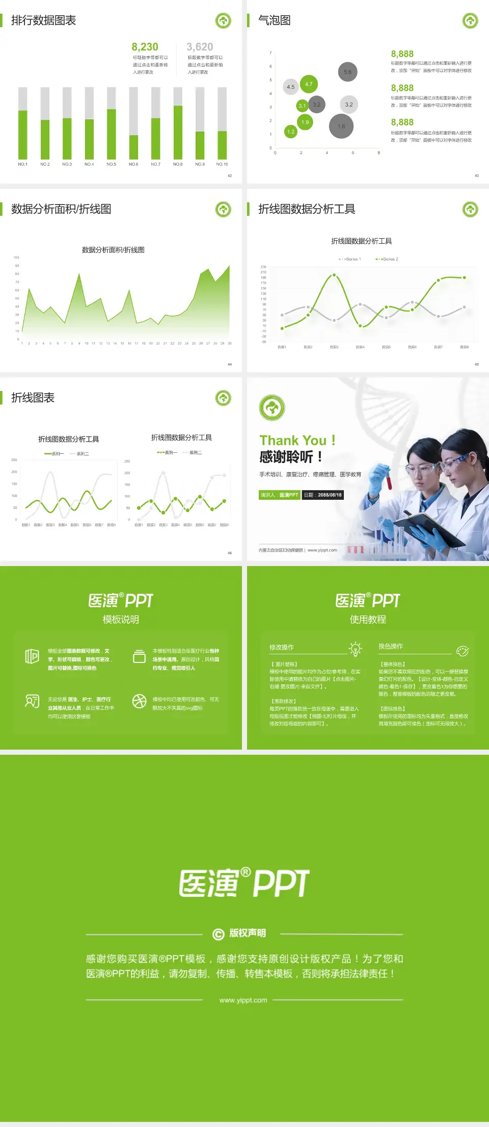 内蒙古自治区妇幼保健院科研成果展示PPT模板4:3格式幻灯片预览图6