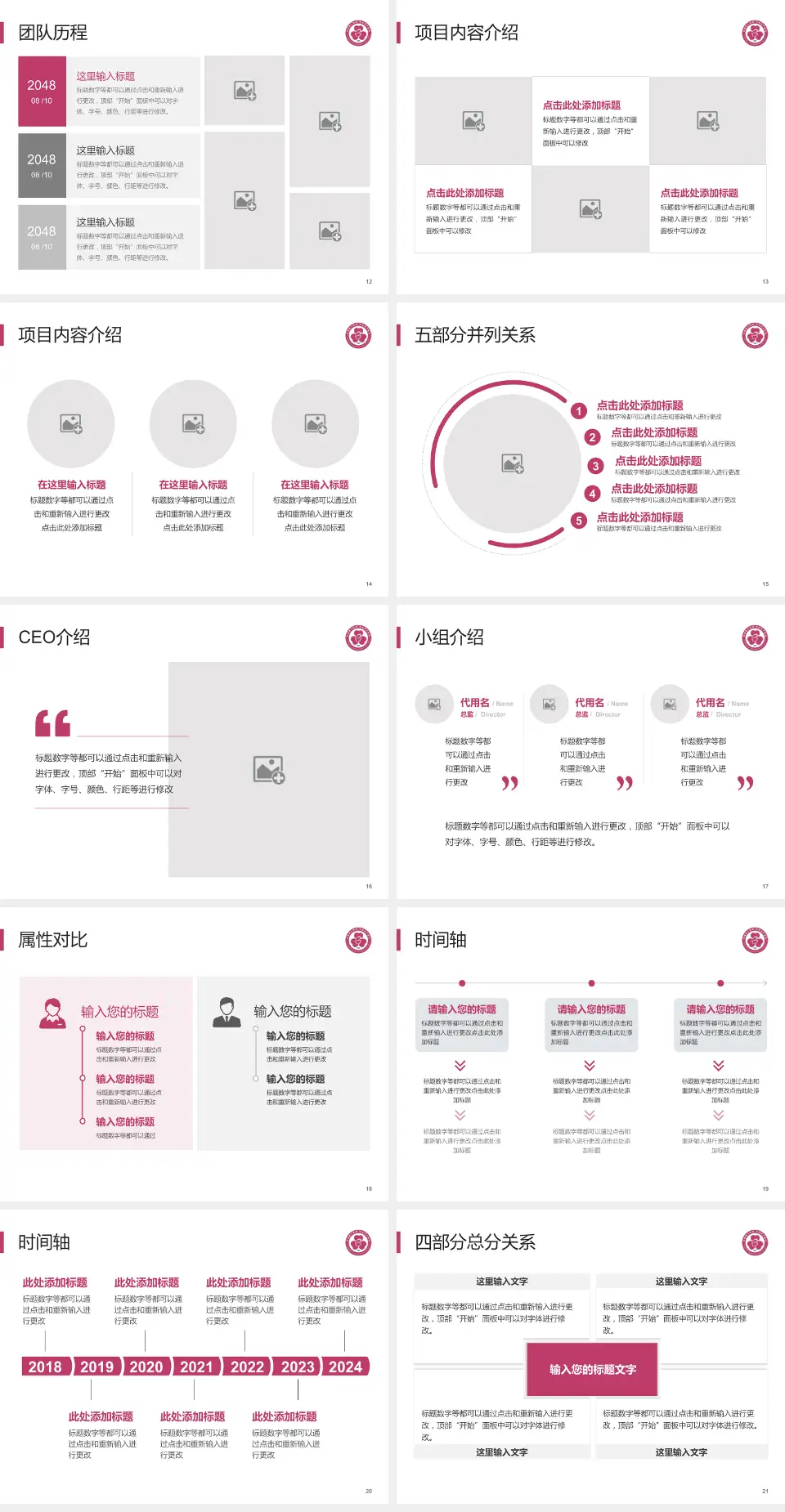 包钢职工医院科研成果展示PPT模板4:3格式幻灯片预览图3