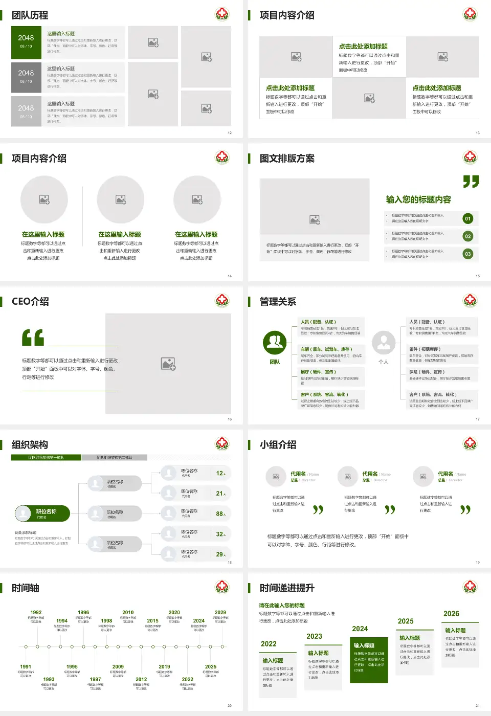 内蒙古林业总医院医院管理报告PPT模板16:9格式幻灯片预览图3