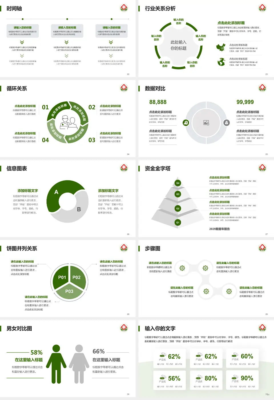 内蒙古林业总医院医院管理报告PPT模板16:9格式幻灯片预览图4