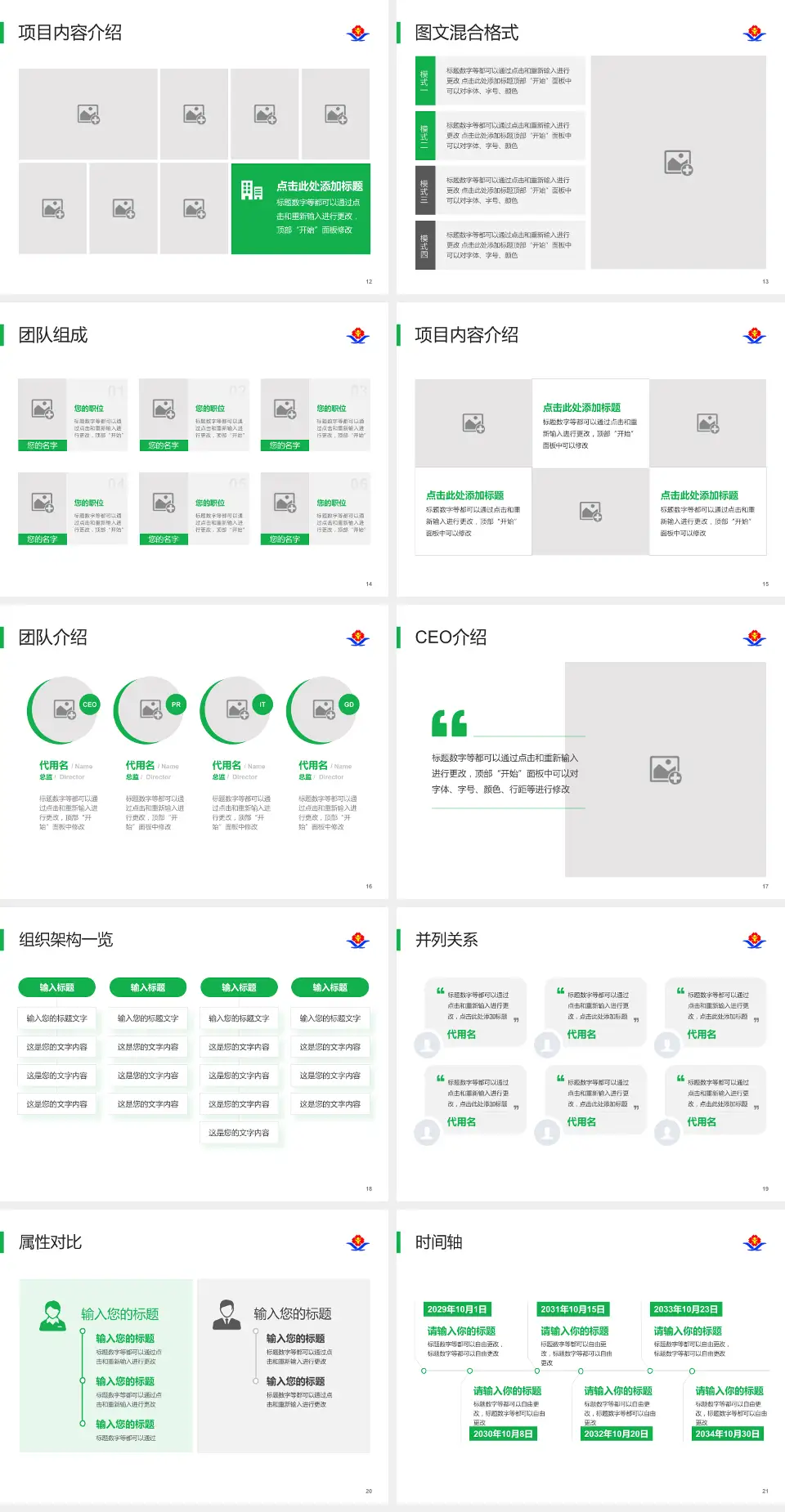 江西省儿童医院患者教育与指导PPT模板4:3格式幻灯片预览图3
