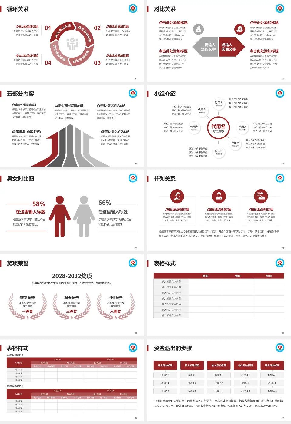 都昌县中医院（蔡岭分院）医院简介/日常通用PPT模板16:9格式幻灯片预览图5