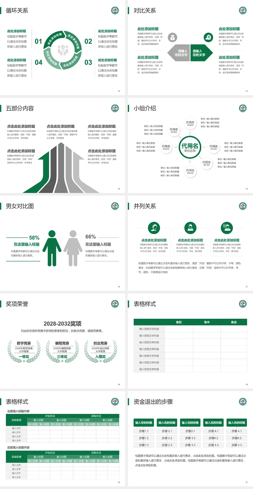鹰潭一八四医院医院简介/日常通用PPT模板4:3格式幻灯片预览图5