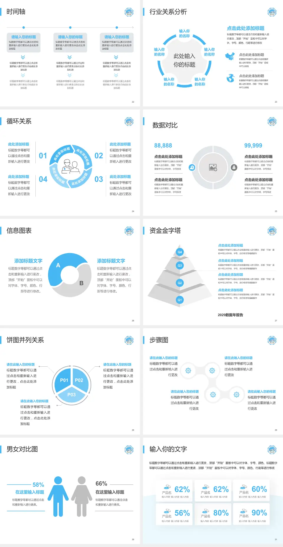 包头市中心医院医院管理报告PPT模板4:3格式幻灯片预览图4