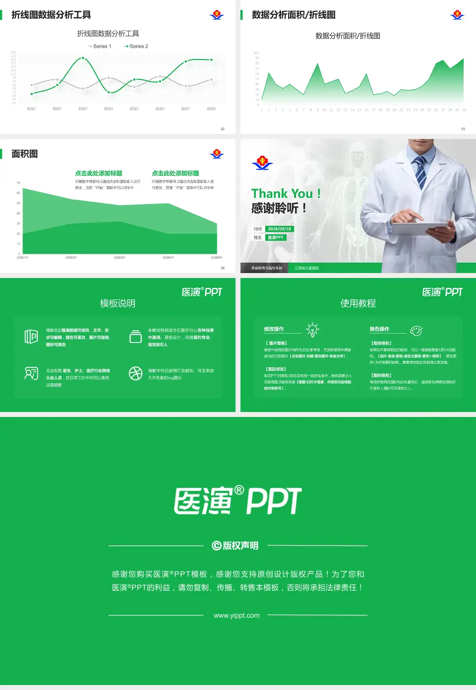 江西省儿童医院患者教育与指导PPT模板16:9格式幻灯片预览图7