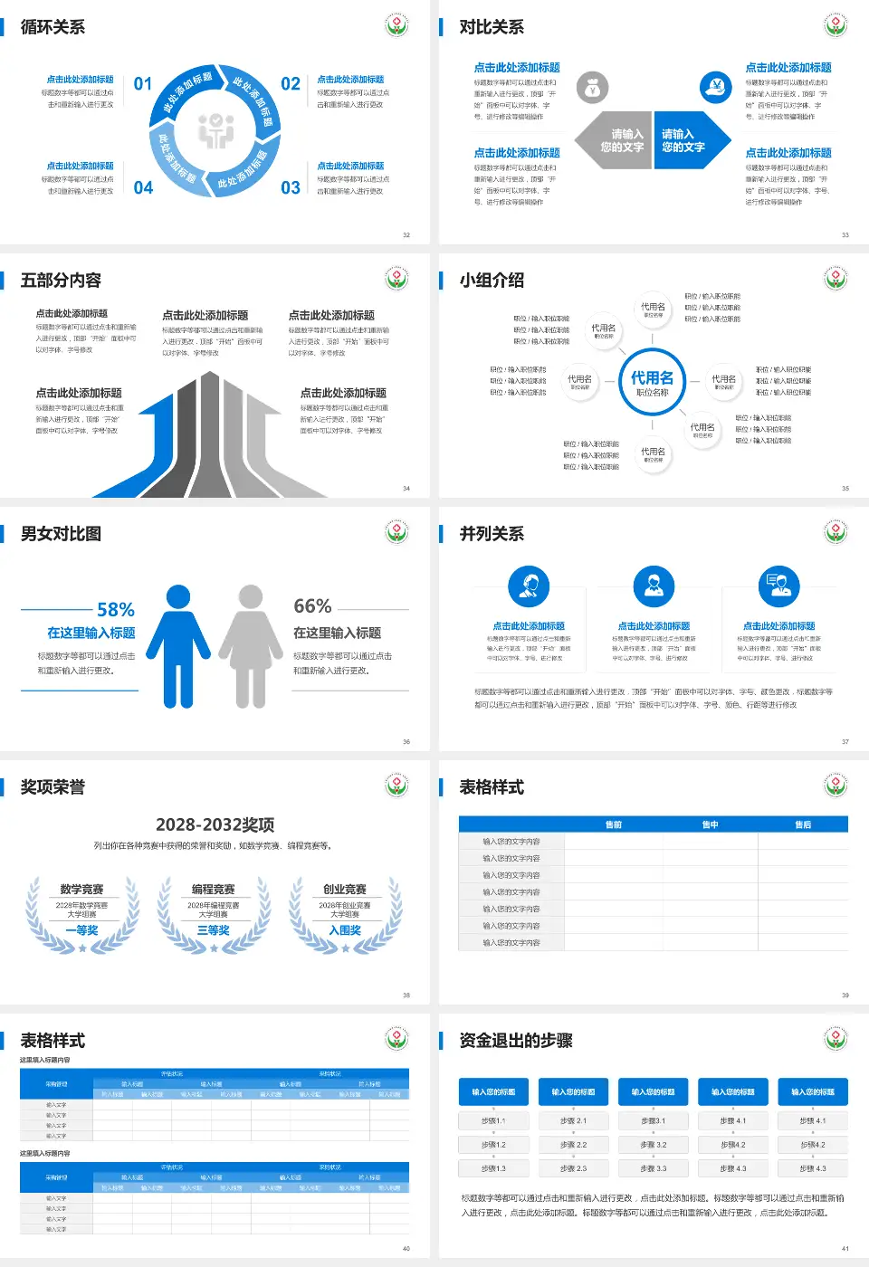 乌海市人民医院医院简介/日常通用PPT模板16:9格式幻灯片预览图5