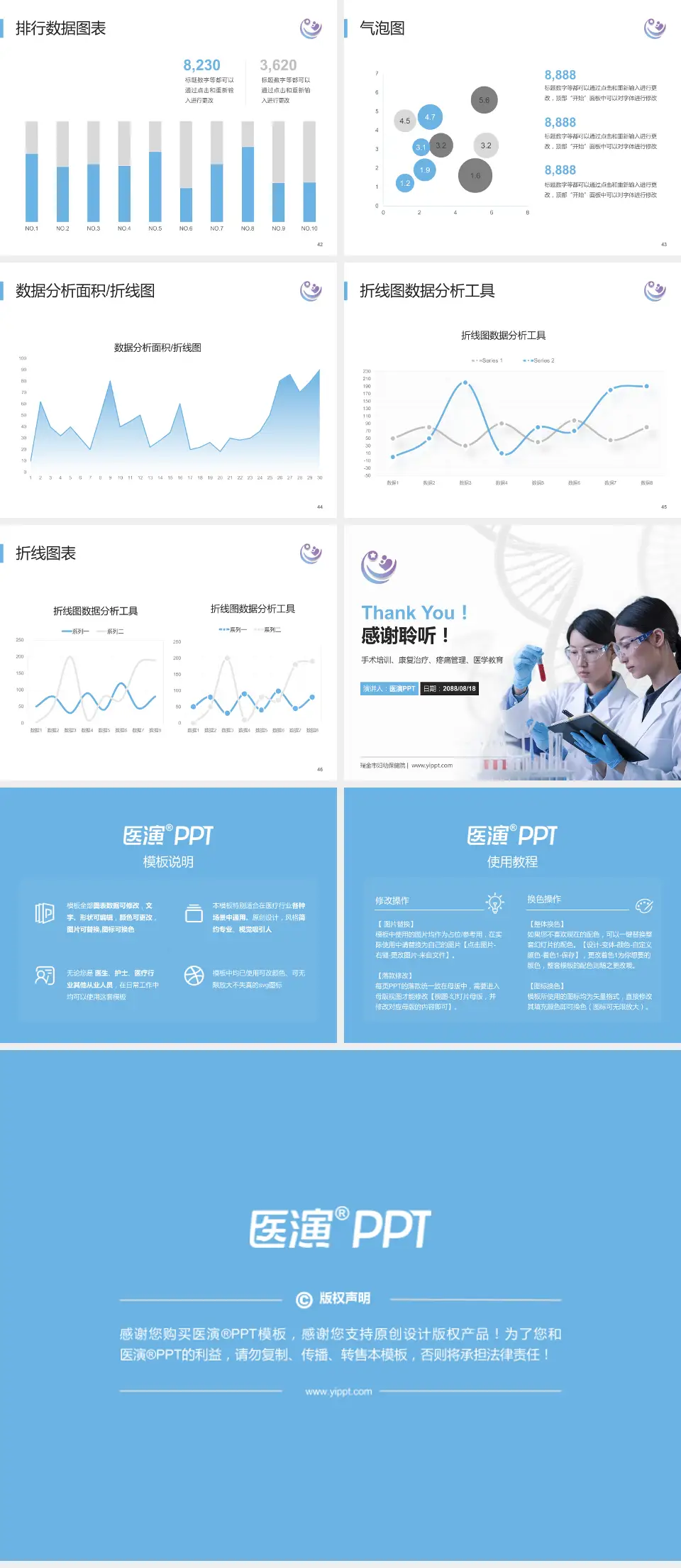 瑞金市妇幼保健院科研成果展示PPT模板4:3格式幻灯片预览图6