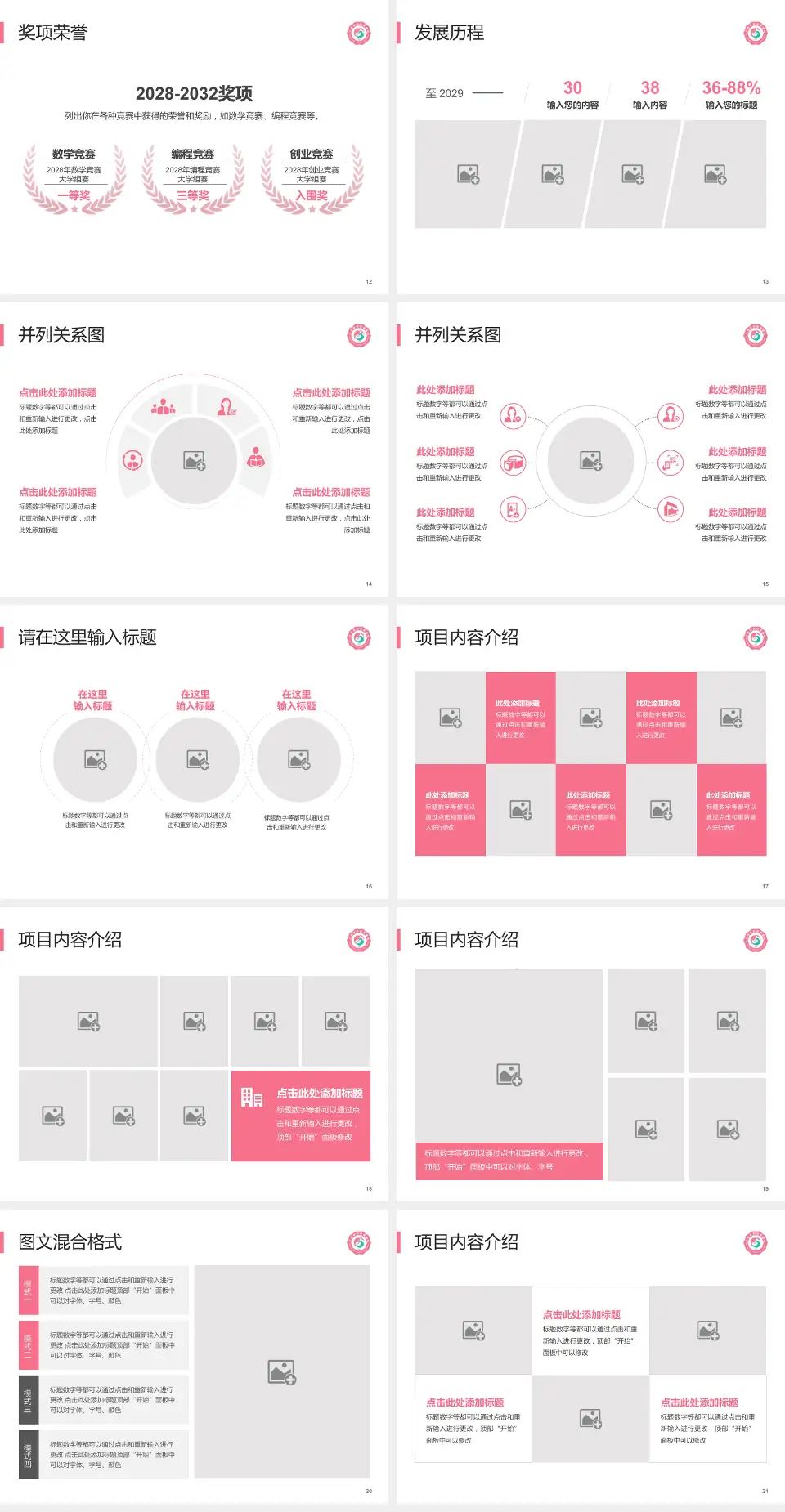 江西省妇幼保健院护理专业职业生涯规划PPT模板4:3格式幻灯片预览图3
