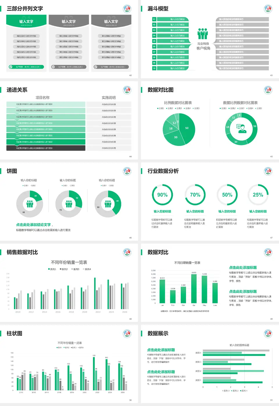 乌海市蒙中医院患者教育与指导PPT模板16:9格式幻灯片预览图6