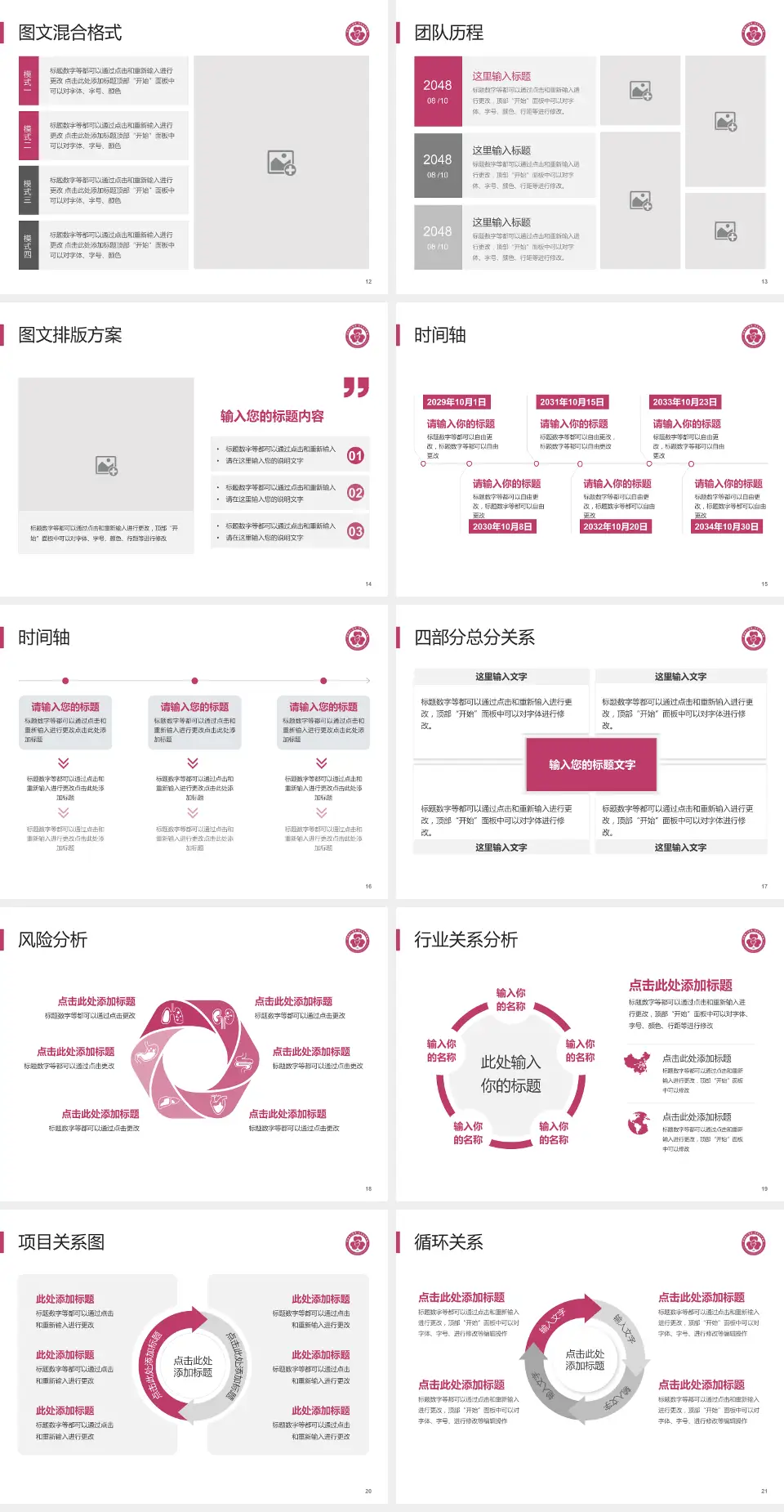 包钢职工医院项目申请与汇报PPT模板4:3格式幻灯片预览图3