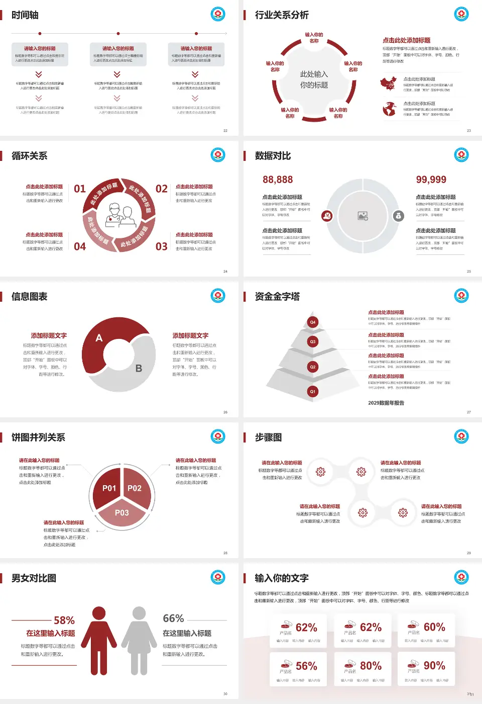 都昌县中医院（蔡岭分院）医院管理报告PPT模板16:9格式幻灯片预览图4