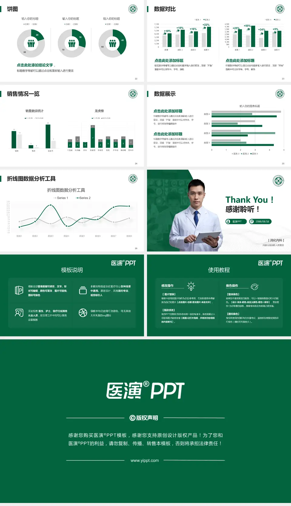 内蒙古自治区人民医院病例分享与讨论PPT模板16:9格式幻灯片预览图4