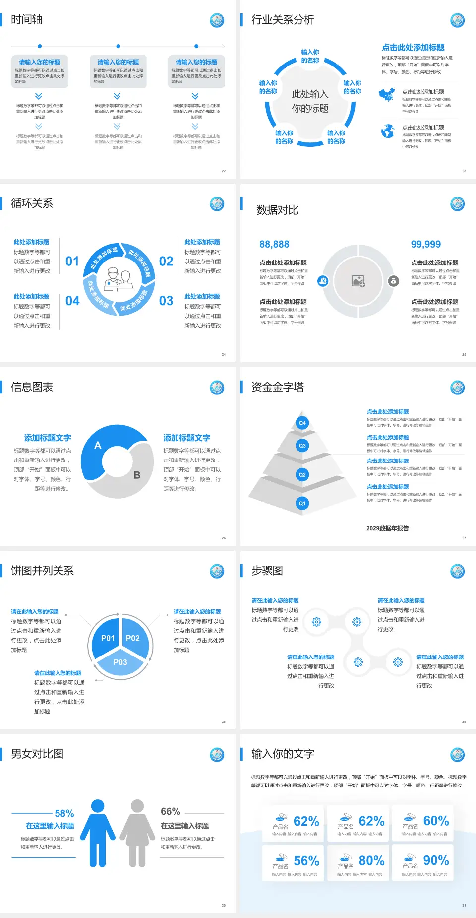 瑞金市人民医院医院管理报告PPT模板4:3格式幻灯片预览图4