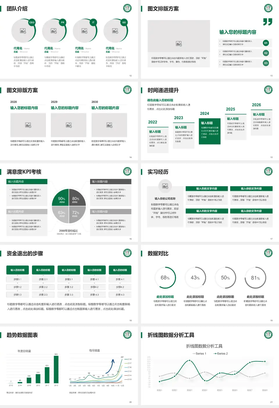 赣州市南康区第一人民医院培训与教育PPT模板16:9格式幻灯片预览图3
