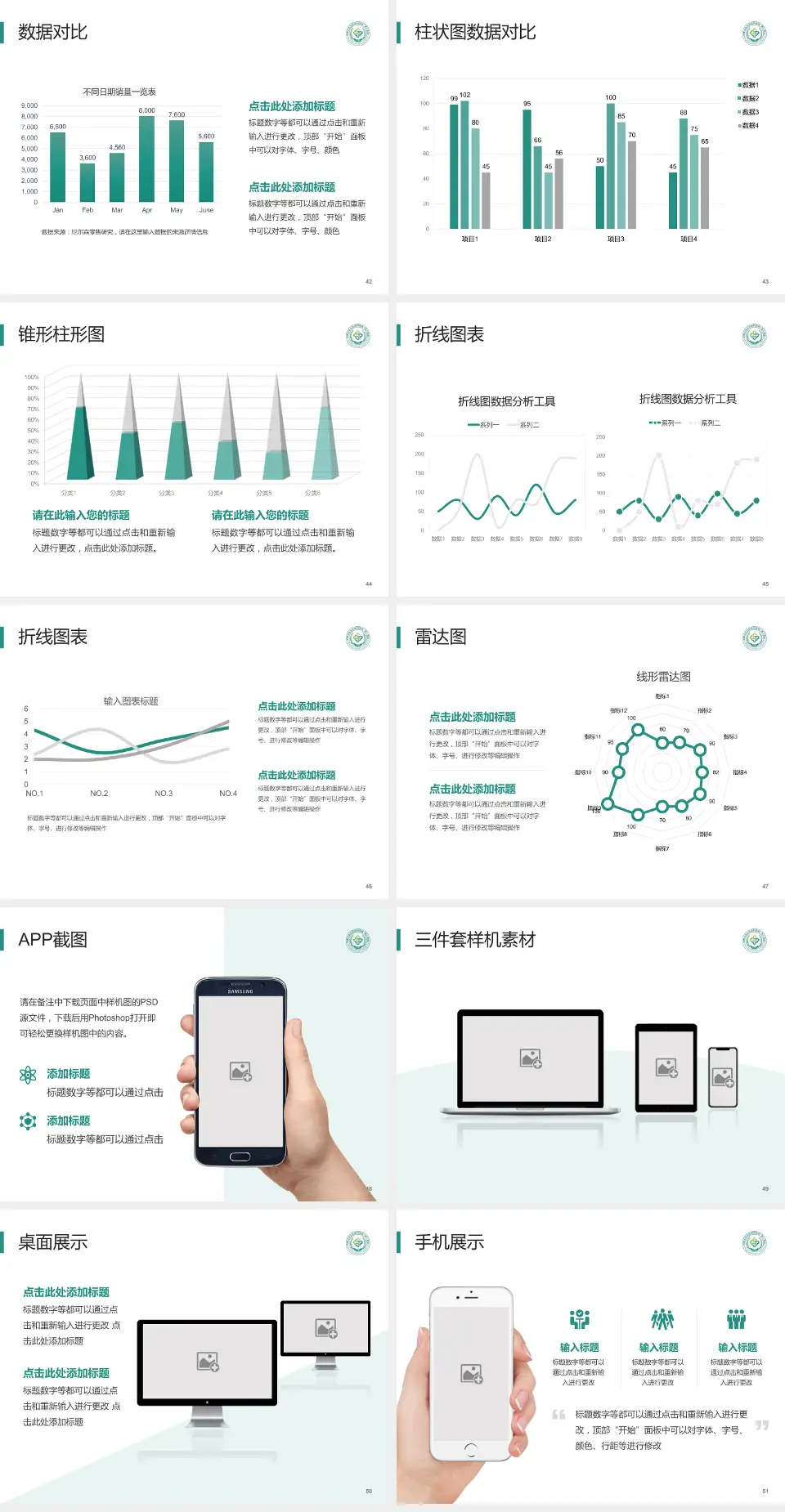 内蒙古自治区精神卫生中心医院管理报告PPT模板4:3格式幻灯片预览图6