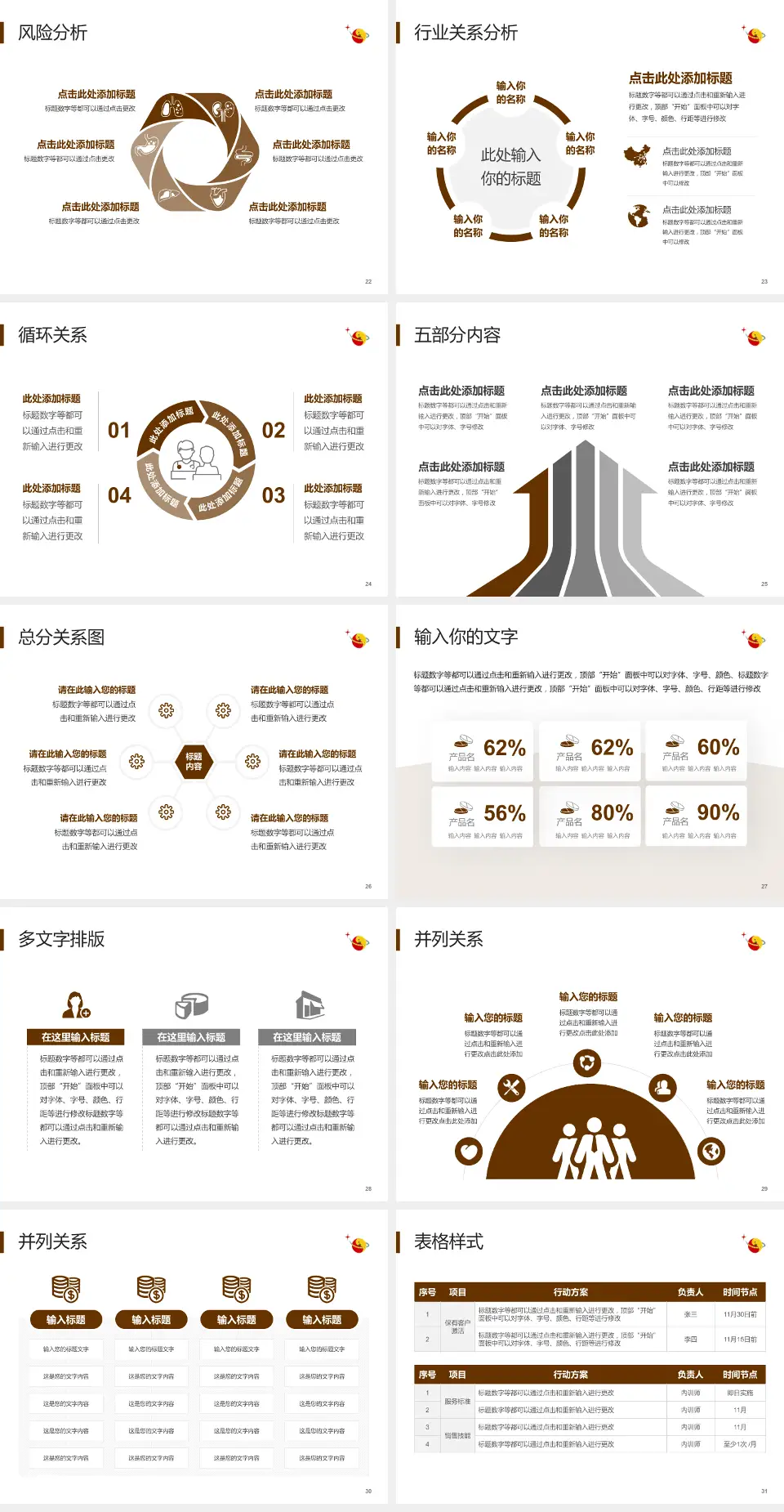 萍乡市中医院科室介绍与推广PPT模板4:3格式幻灯片预览图4