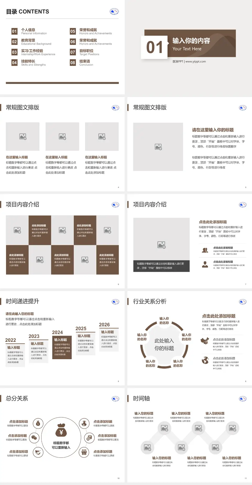 景德镇市中医院财务与预算报告PPT模板4:3格式幻灯片预览图2