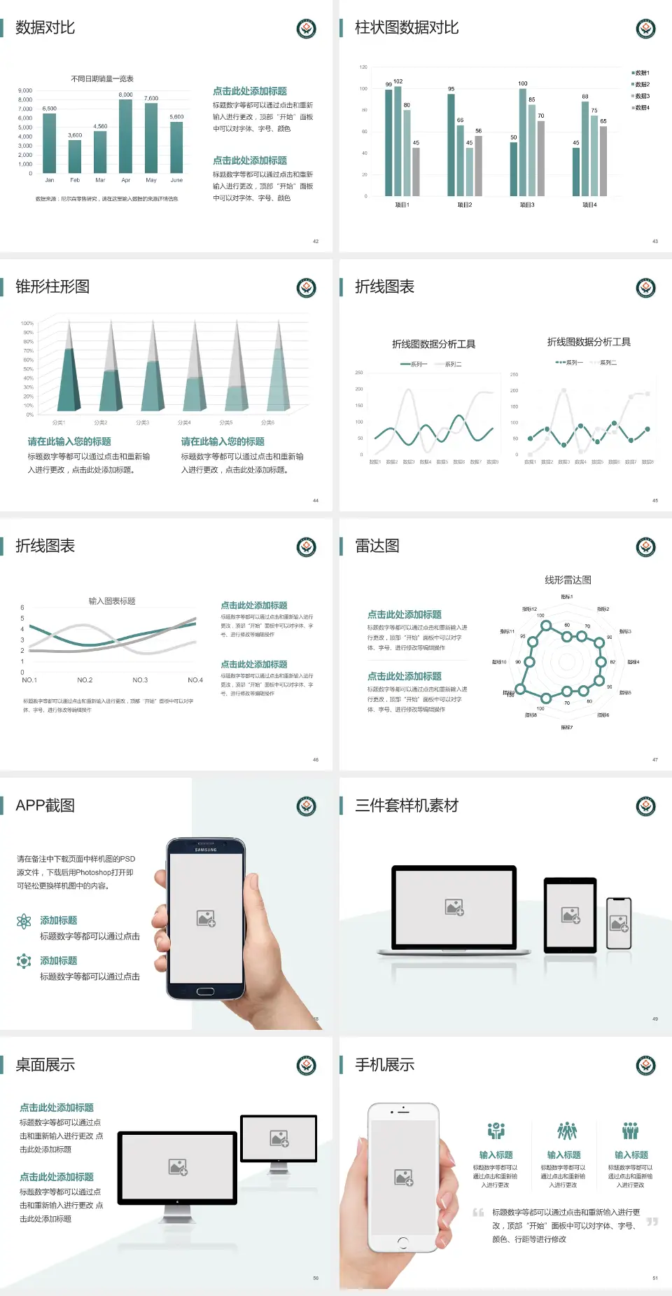 萍矿总医院医院管理报告PPT模板4:3格式幻灯片预览图6